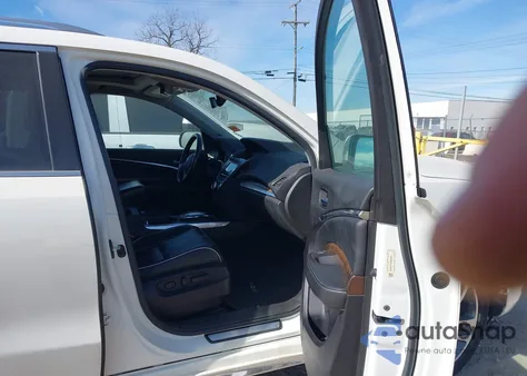 2017 Acura Mdx Sport Hybrid Advance Package z USA, uszkodzony, nr VIN 5FRYD7H70HB000951